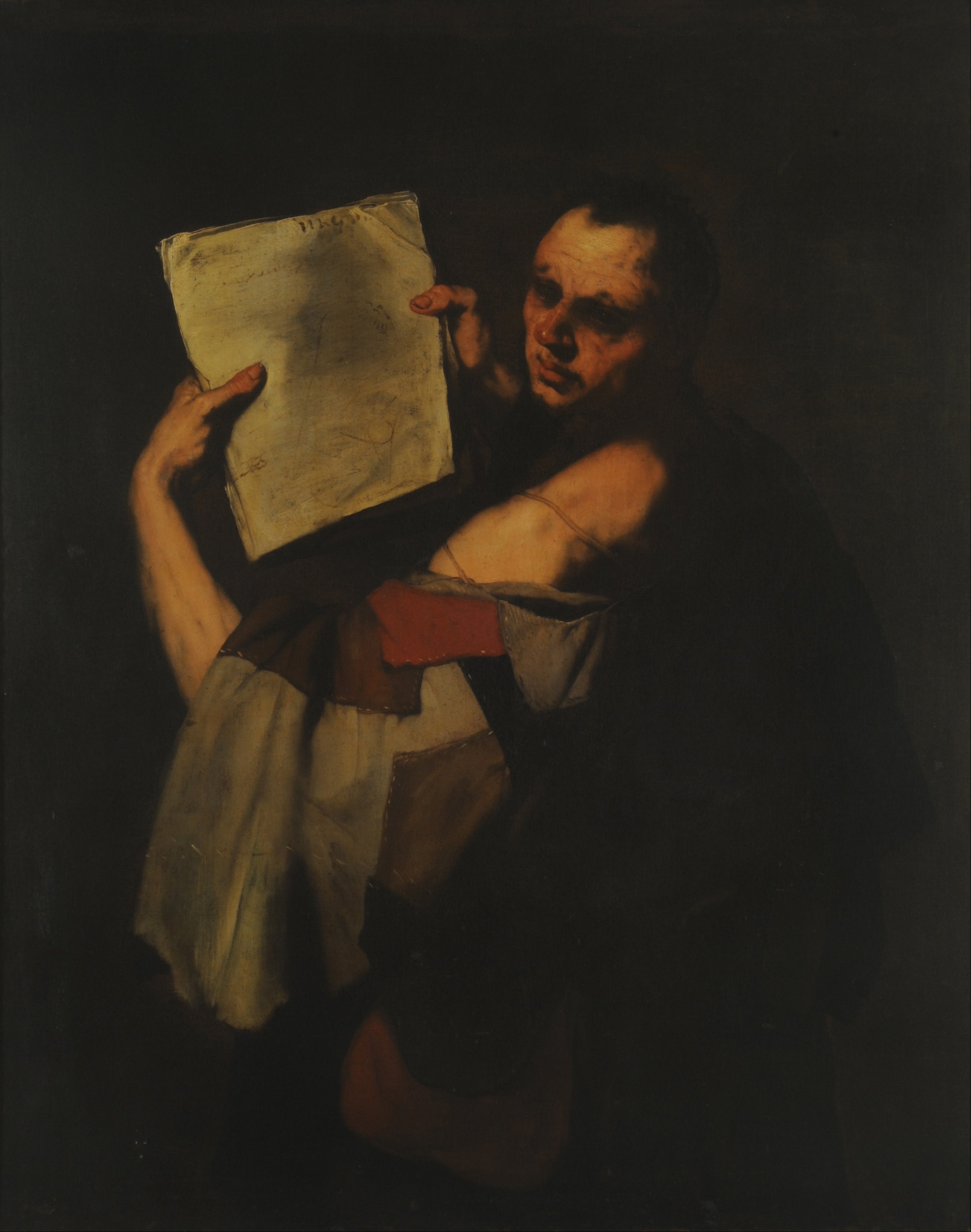 Un astronome - Jusepe de Ribera image 1 copie de tableau peinte à la main