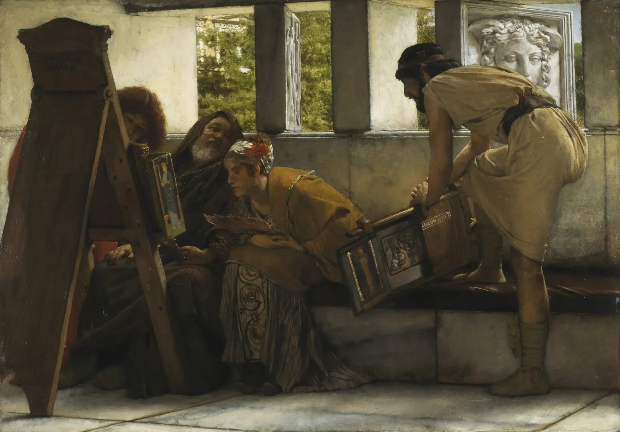 Un atelier romain - Lawrence Alma-Tadema image 1 reproduction d’œuvre d’art à l’huile