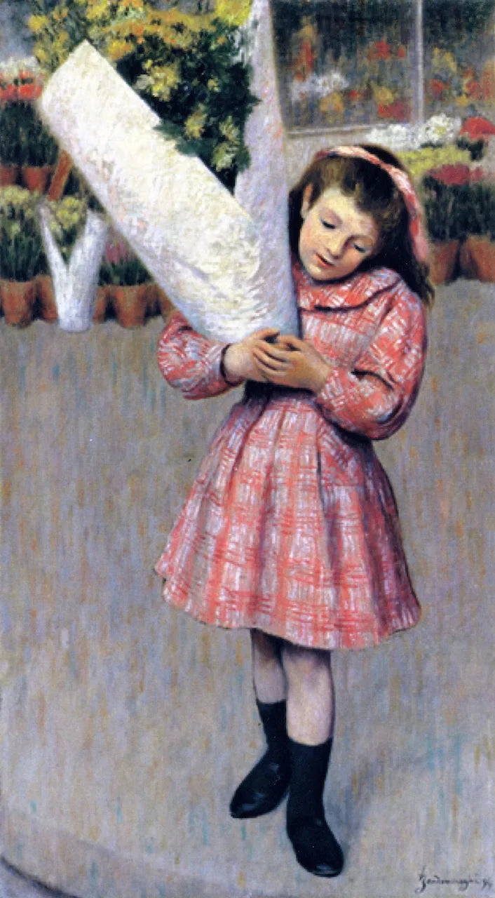 Un bouquet de fleurs - Federico Zandomeneghi image 1 reproduction d’œuvre d’art à l’huile