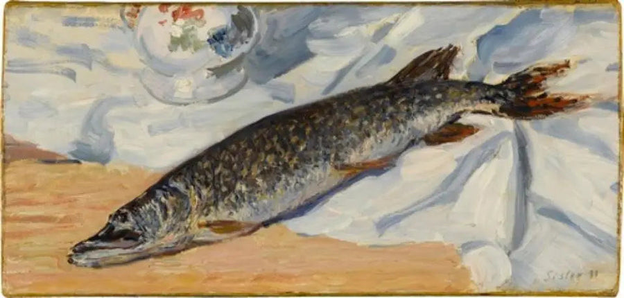 Un brochet du Loing - Alfred Sisley