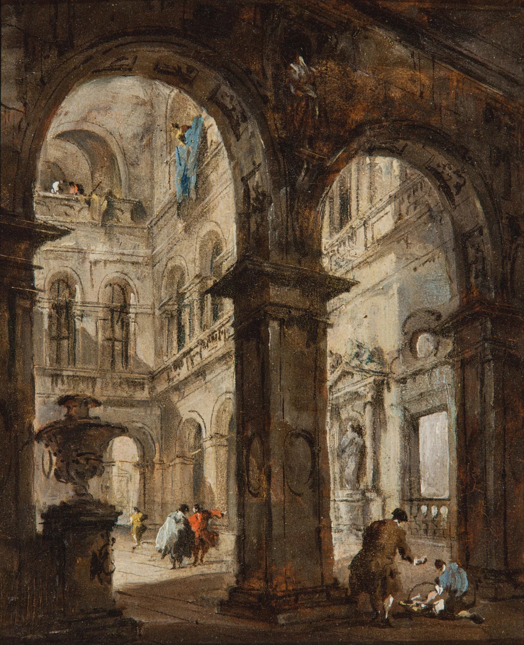 Un caprice architectural - Francesco Guardi image 1 reproduction réalisée par Alpha Reproduction