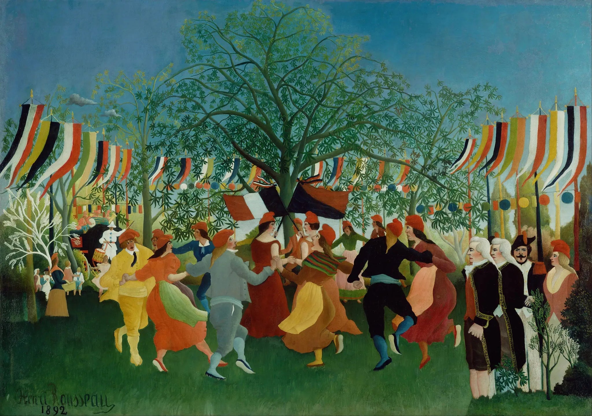 Un centenaire de l'Indépendance - Henri Rousseau image 1 tableau peint à l’huile sur toile