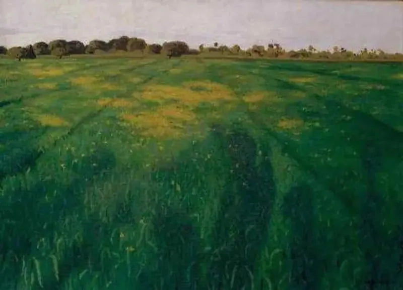 Un champ d'avoines vertes - Félix Vallotton image 1 copie de tableau peinte à la main