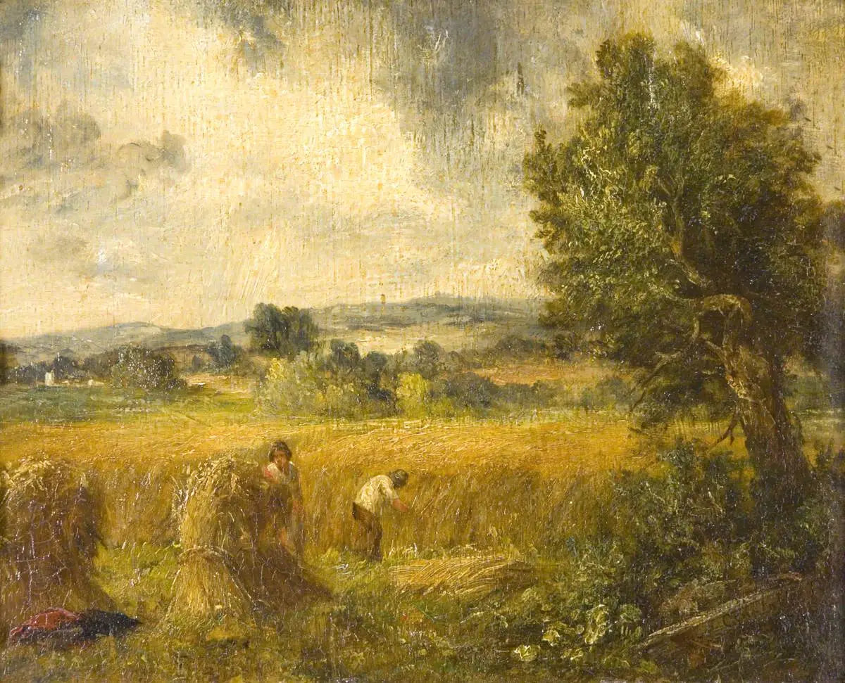 Un champ de maïs - John Constable image 1 tableau peint à l’huile sur toile
