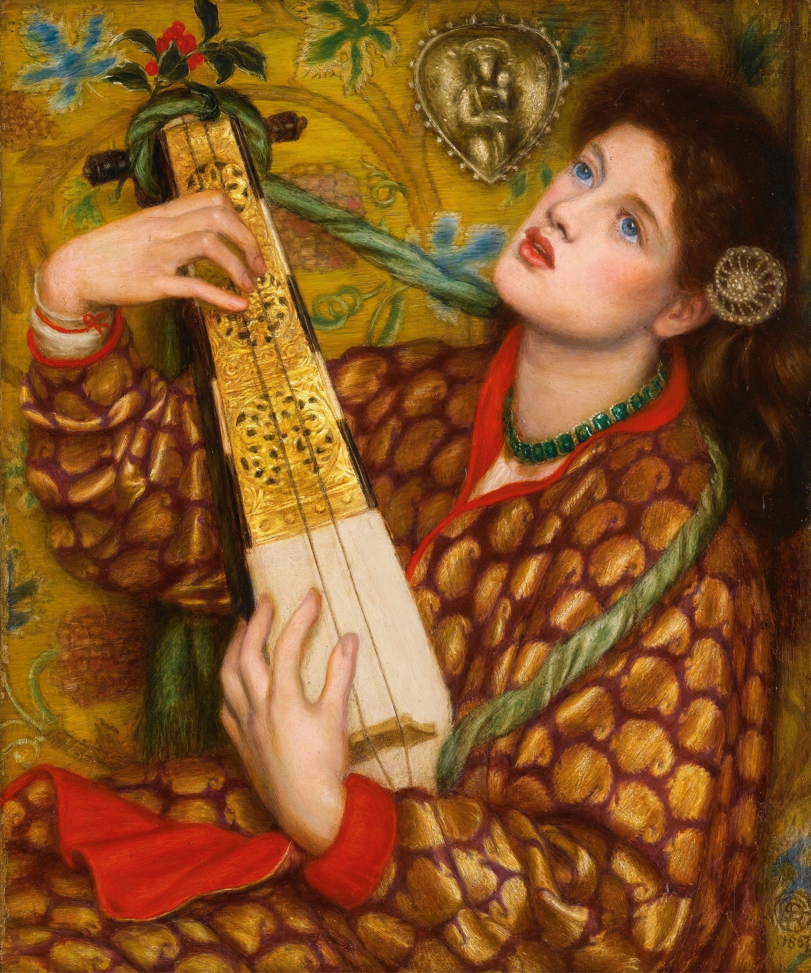 Un chant de Noël - Dante Gabriel Rossetti image 1 tableau peint à l’huile sur toile