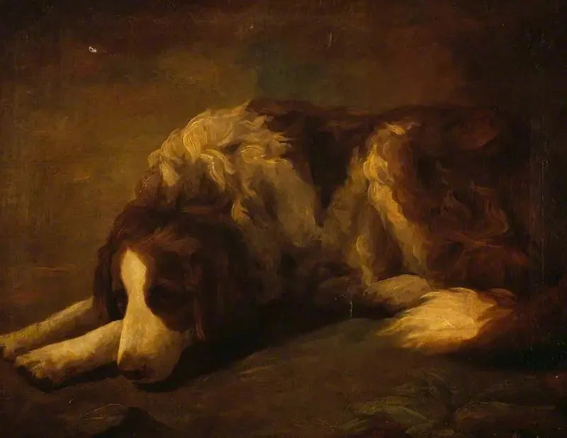 Un chien - Henry Raeburn image 1 copie peinte à la main à l’huile