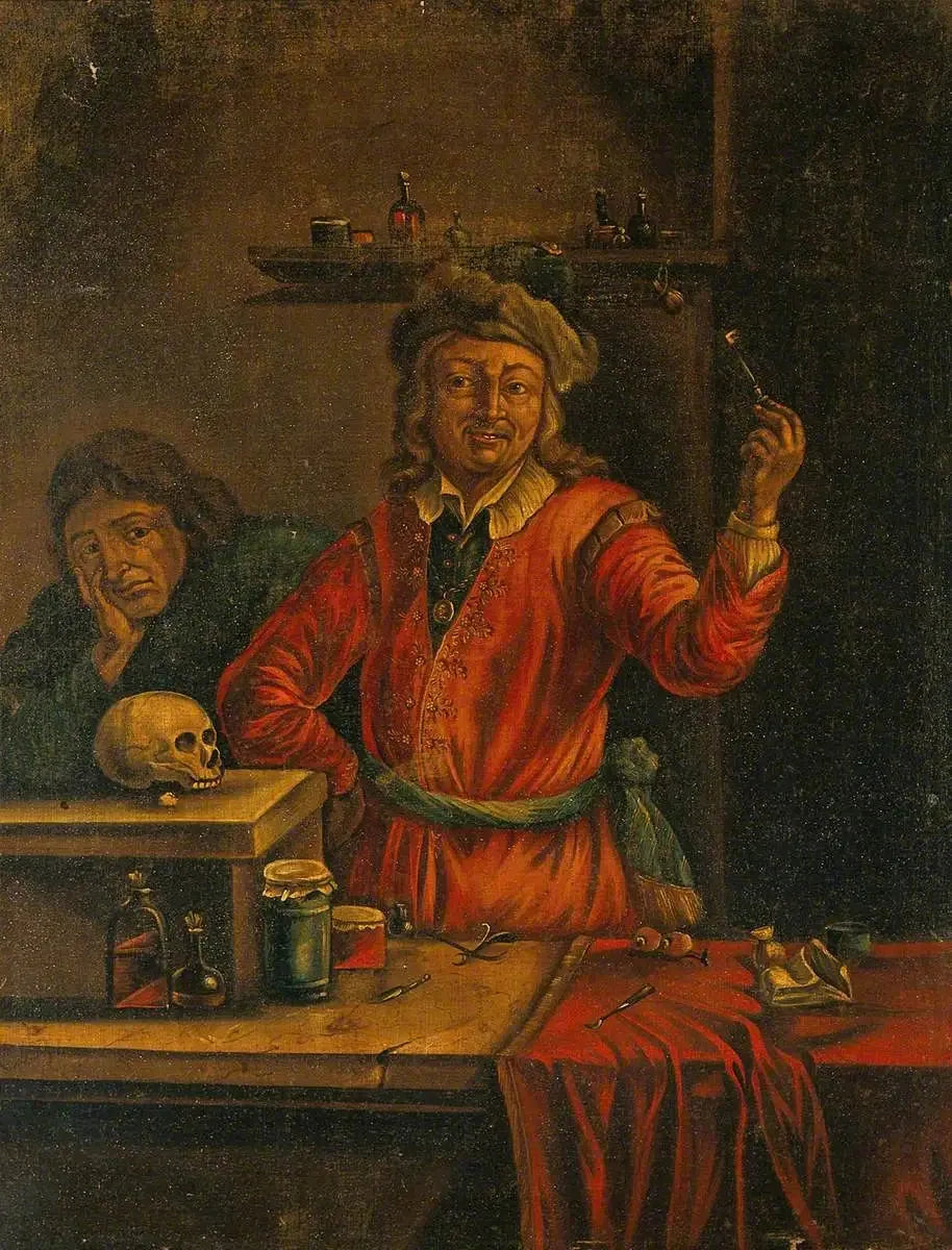 Un chirurgien qui a extrait une dent - David Teniers le Jeune image 1 tableau peint à l’huile sur toile