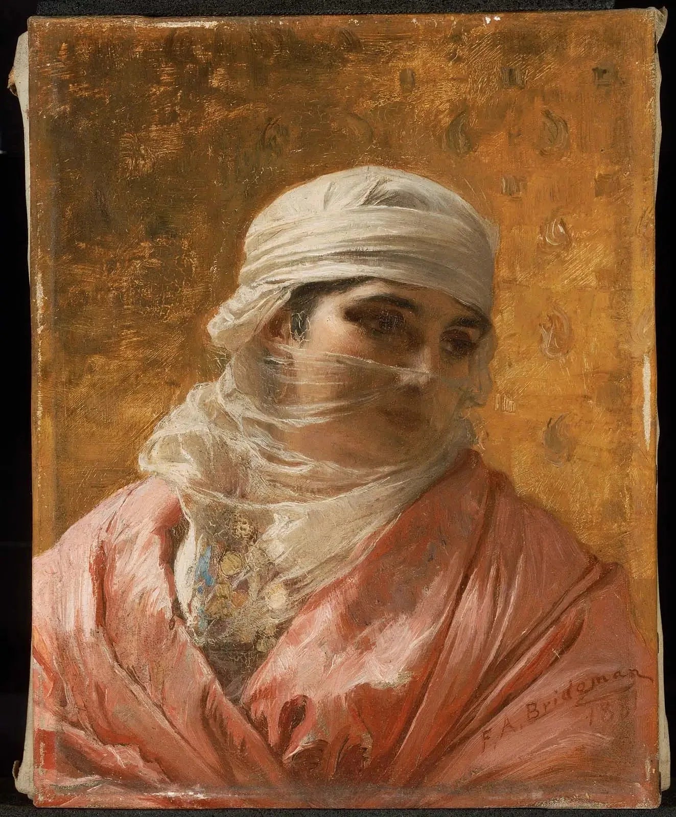 Un Circassien - Frederick Arthur Bridgman image 1 reproduction de peinture à l’huile