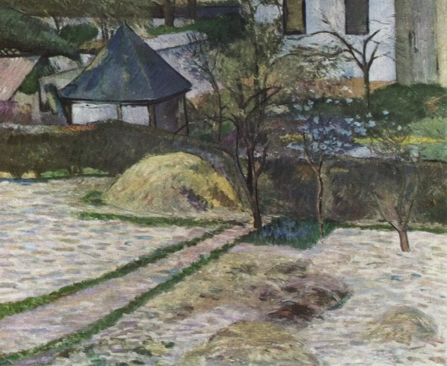 Un Coin de jardin à Rouen, ou Vue d'un jardin, Rouen - Paul Gauguin