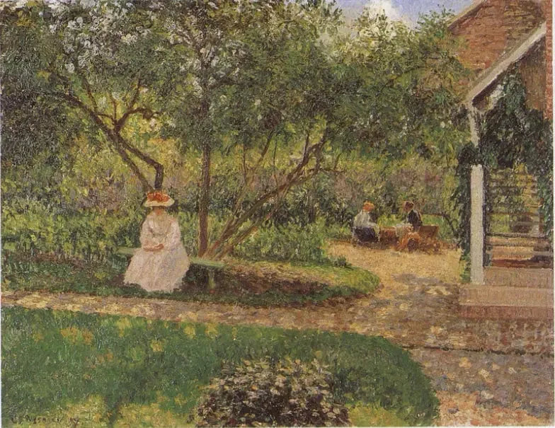 Un coin du jardin à Éragny - Camille Pissarro