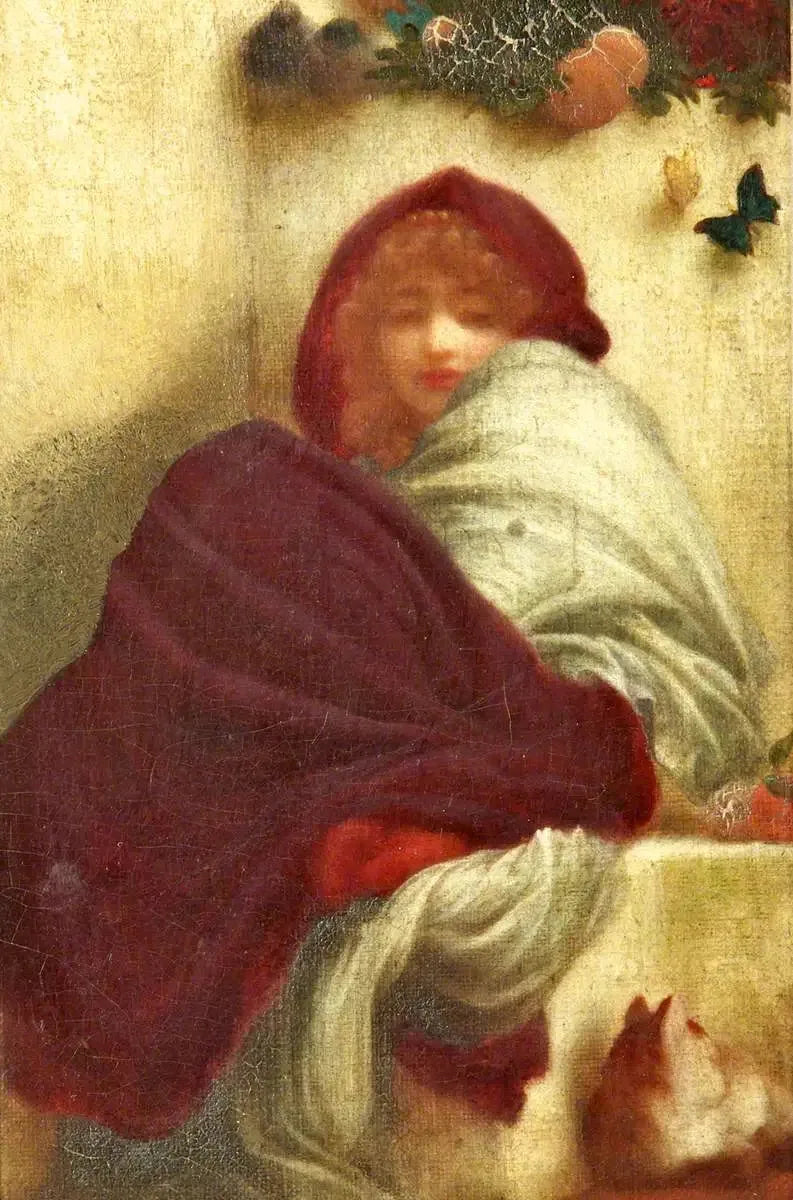 Un coin ensoleillé - Frederic Leighton image 1 copie peinte à la main à l’huile