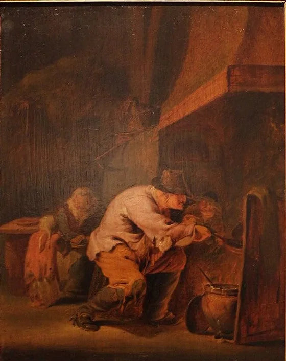 Un contadino che cucina - Jan Steen