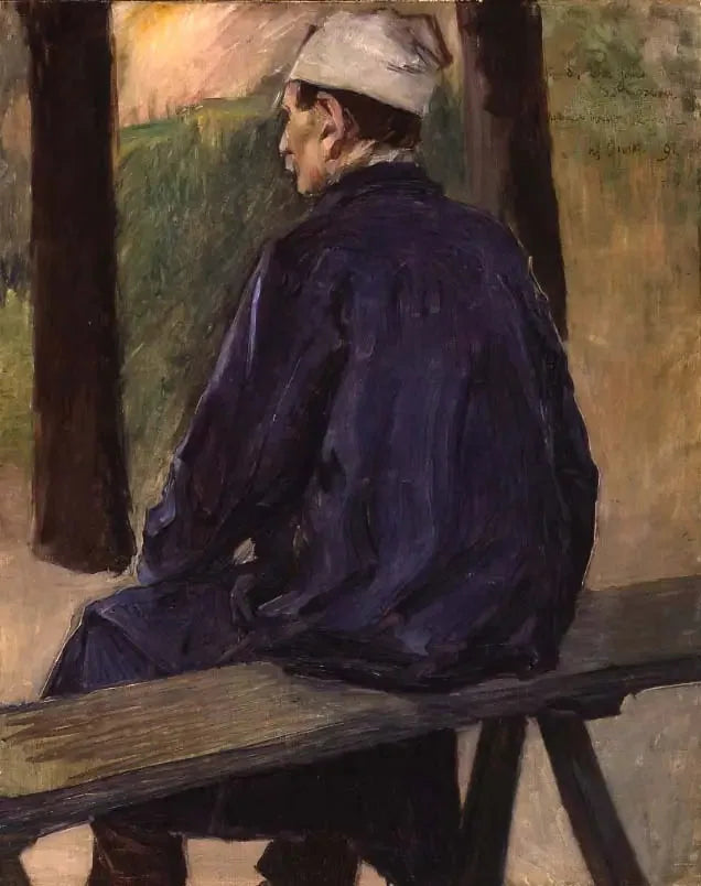 Un convalescent - Henri de Toulouse-Lautrec image 1 reproduction artisanale de tableau