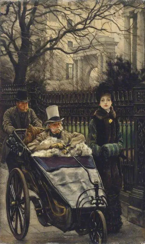 Un convalescent - James Tissot image 1 tableau peint à l’huile sur toile