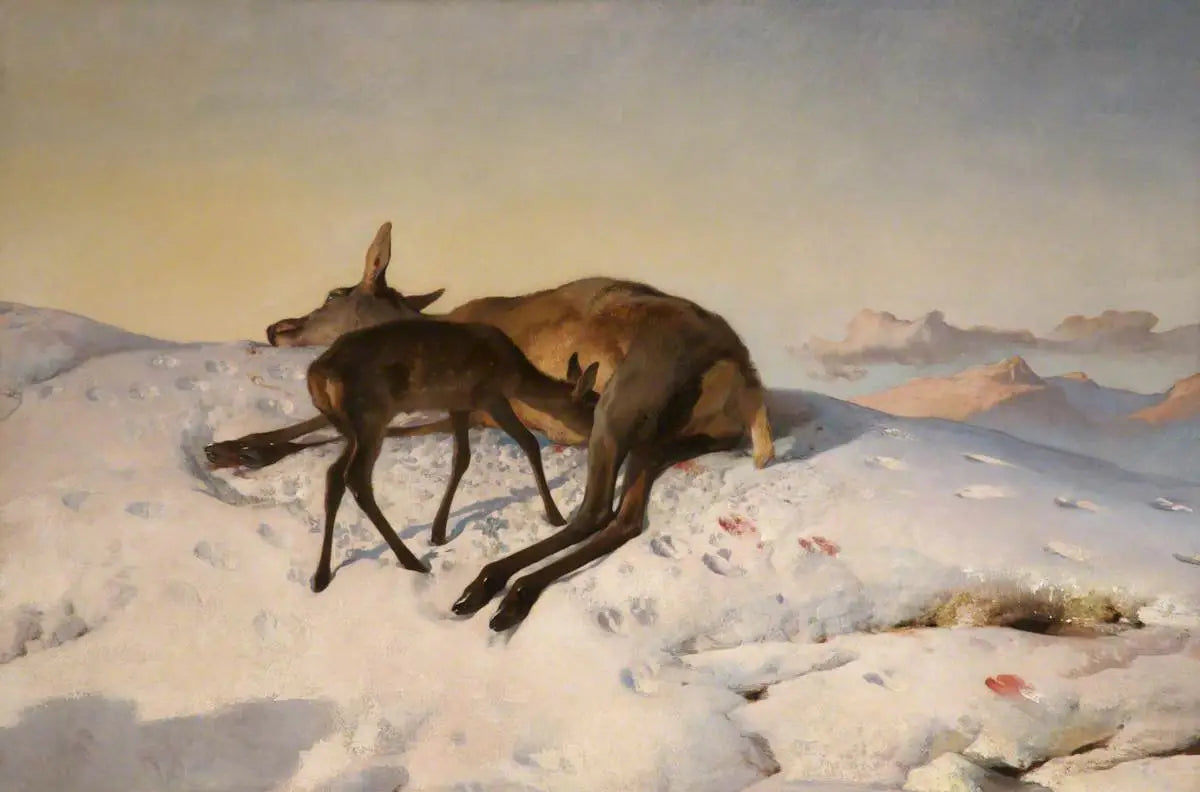 Un coup au hasard - Edwin Henry Landseer image 1 tableau peint à l’huile sur toile