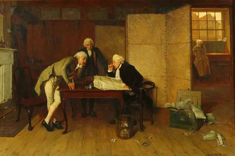 Un défaut dans le titre - Edmund Blair Leighton image 1 reproduction réalisée par Alpha Reproduction