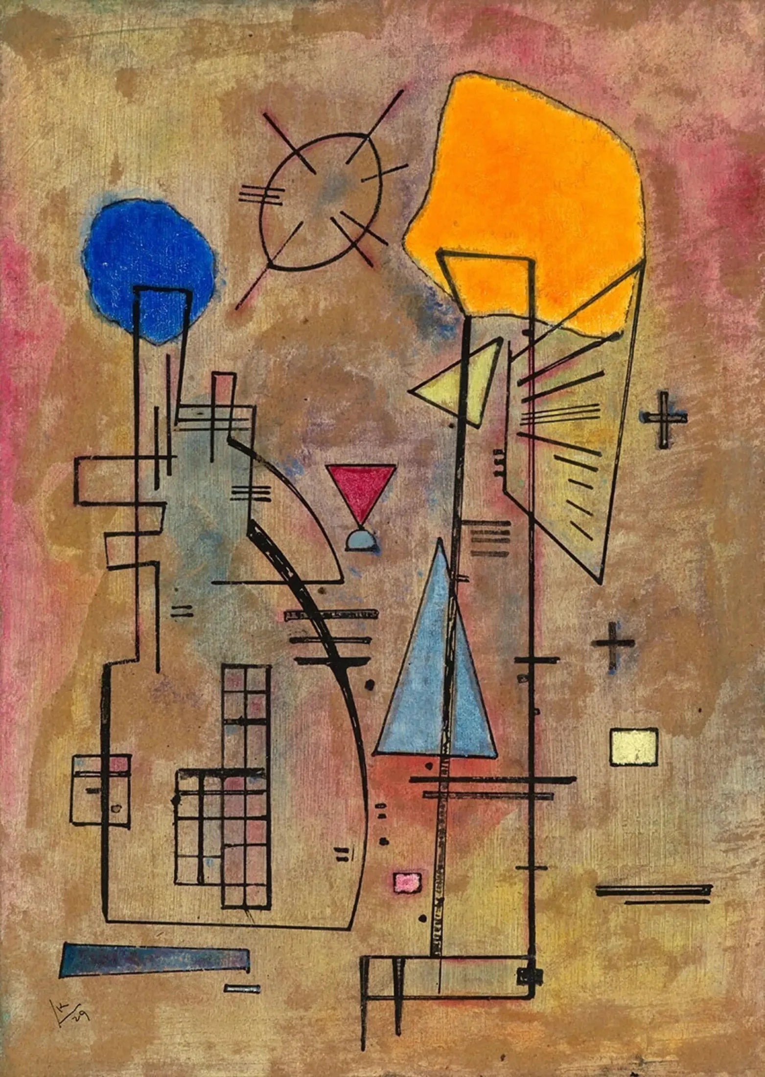 Un-Deux - Vassily Kandinsky image 1 reproduction de peinture à l’huile