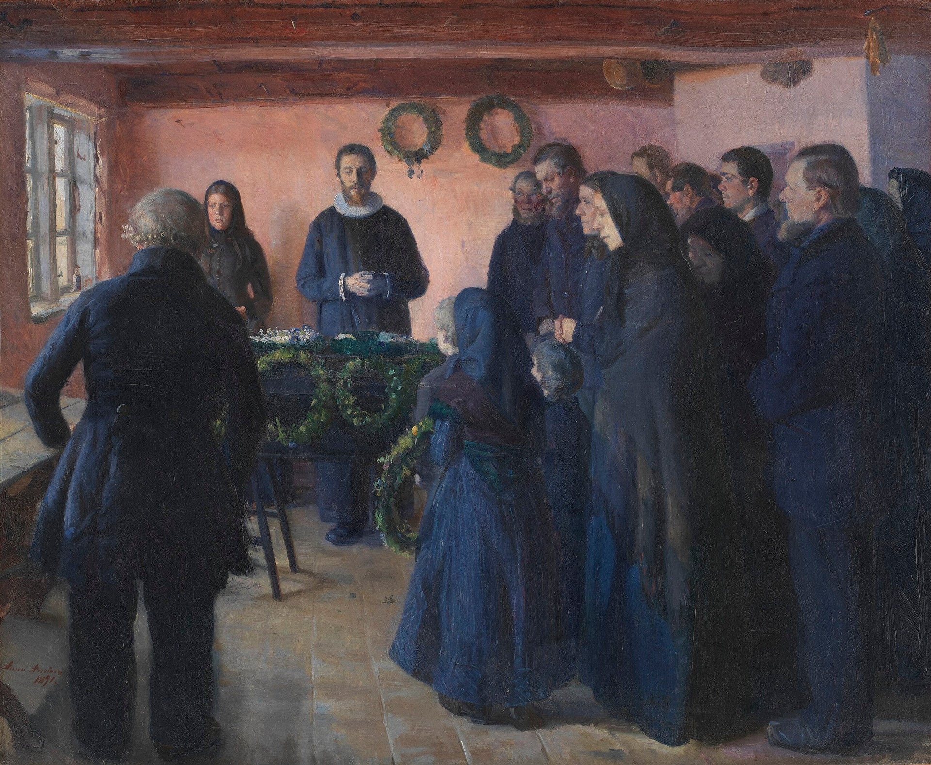 Un enterrement - Anna Ancher image 1 tableau peint à l’huile sur toile