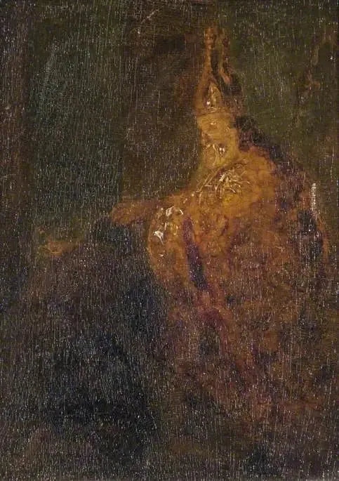 Un évêque bénissant un pénitent - Antoine van Dyck image 1 reproduction de peinture à l’huile