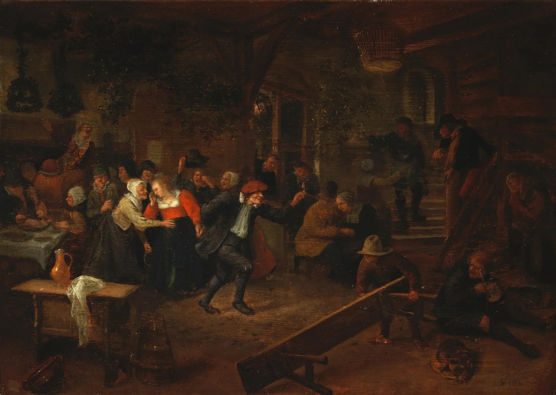 Un festin de mariage - Jan Steen image 1 reproduction de peinture à l’huile