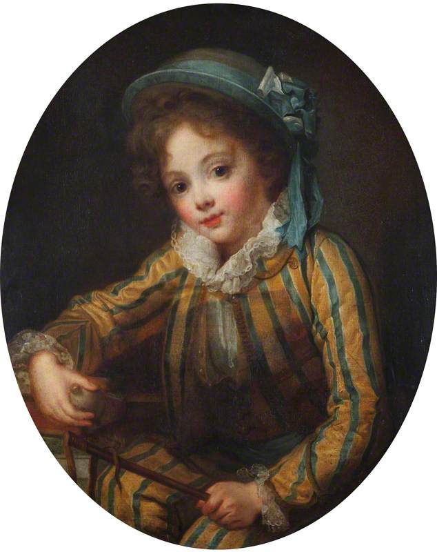 Un garçon avec un haut - Jean-Baptiste Greuze image 1 tableau peint à l’huile sur toile