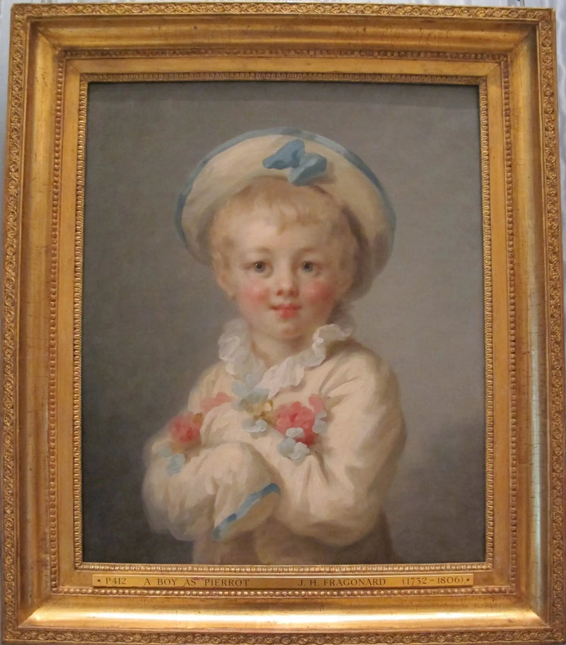 Un garçon en Pierrot - Jean-Honoré Fragonard