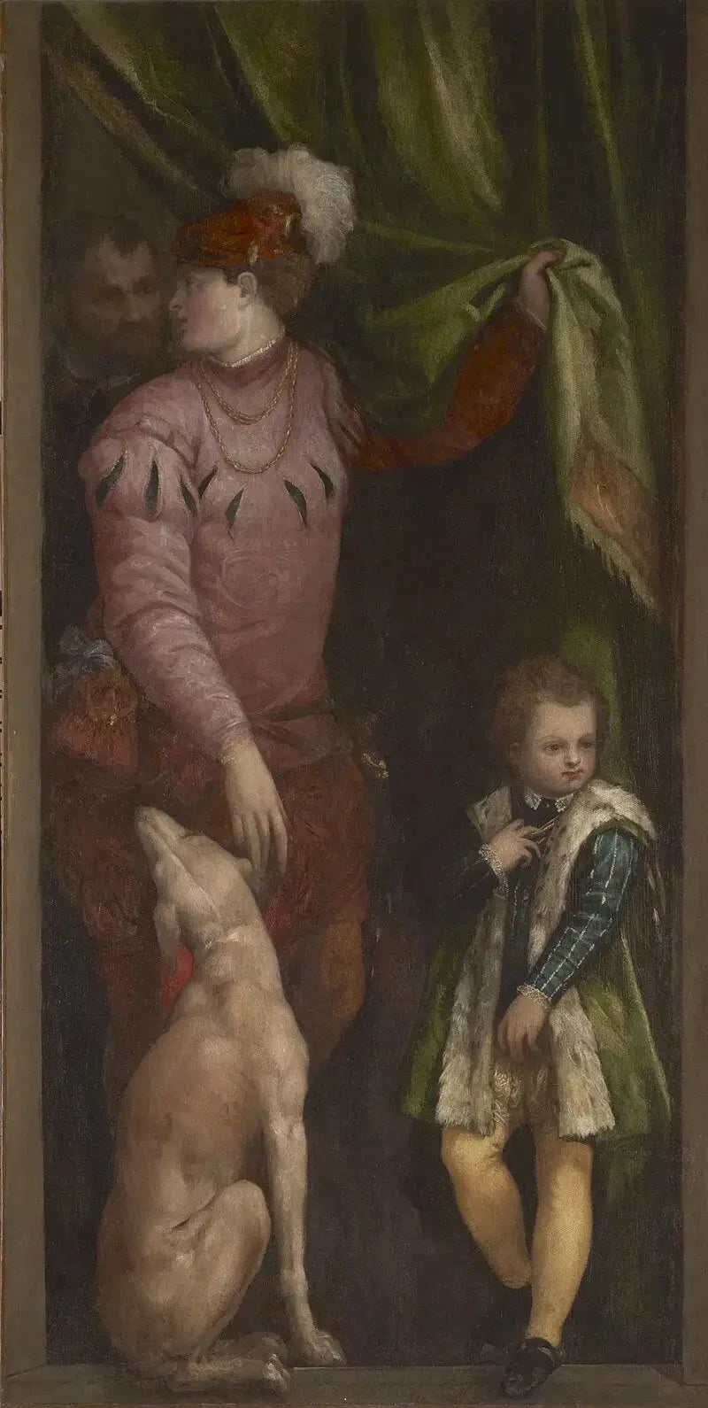 Un garçon et un page - Paul Véronèse image 1 reproduction de peinture à l’huile