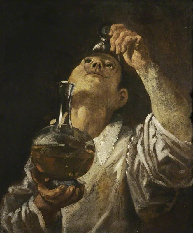 Un garçon qui boit - Annibale Carracci image 1 tableau peint à l’huile sur toile