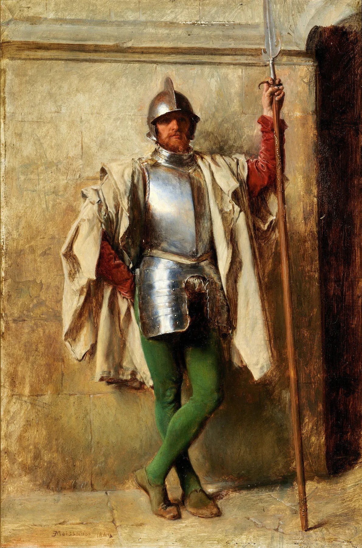 Un garde - Ernest Meissonier image 1 tableau peint à l’huile sur toile