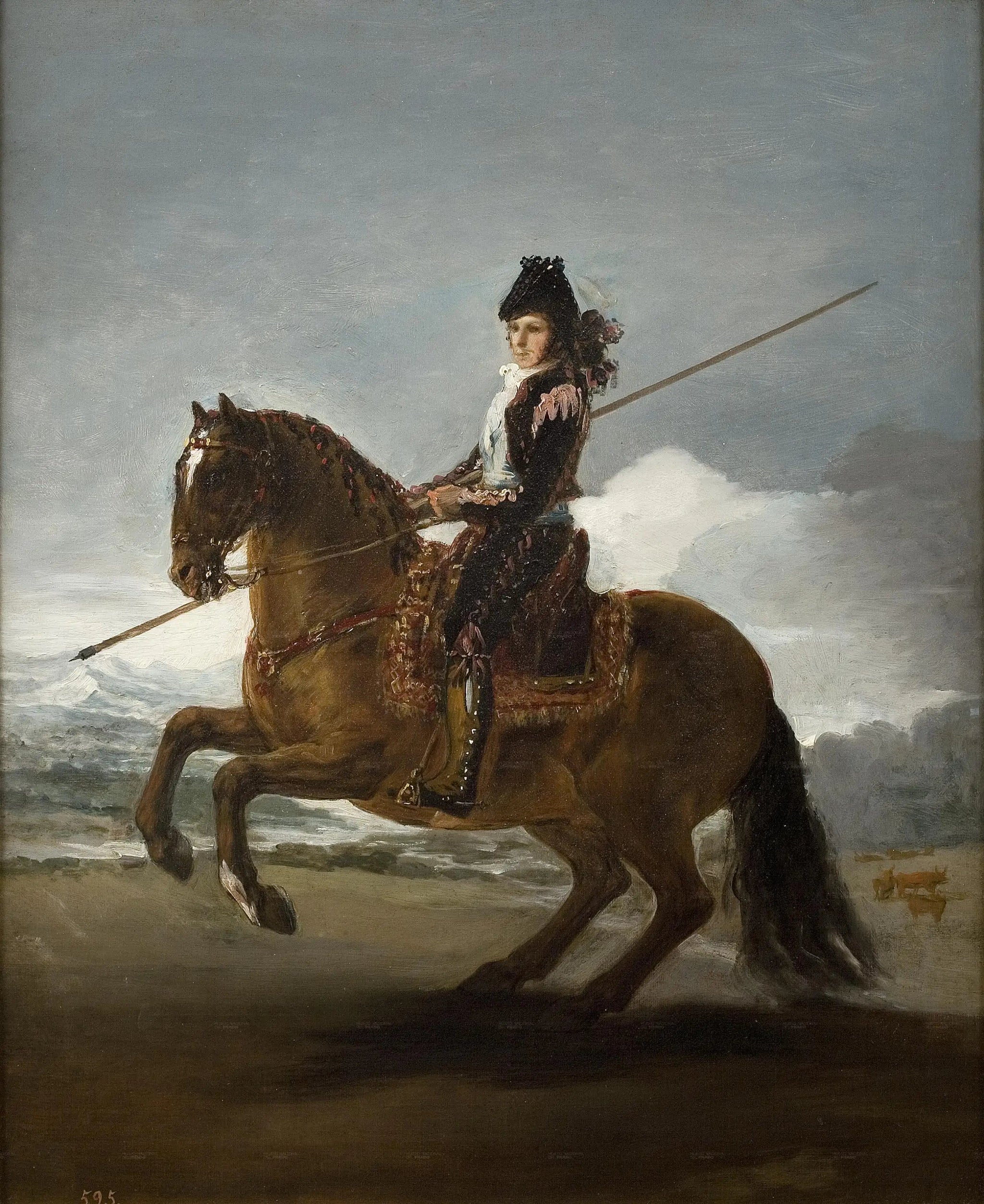 Un Garrochista - Francisco de Goya image 1 copie de tableau peinte à la main