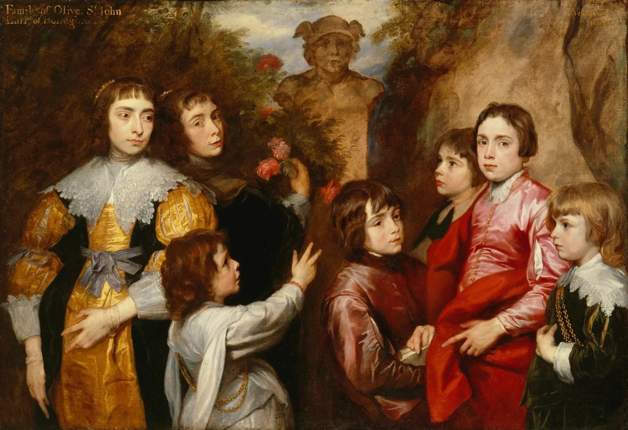 Un groupe familial - Antoine van Dyck image 1 tableau peint à l’huile sur toile