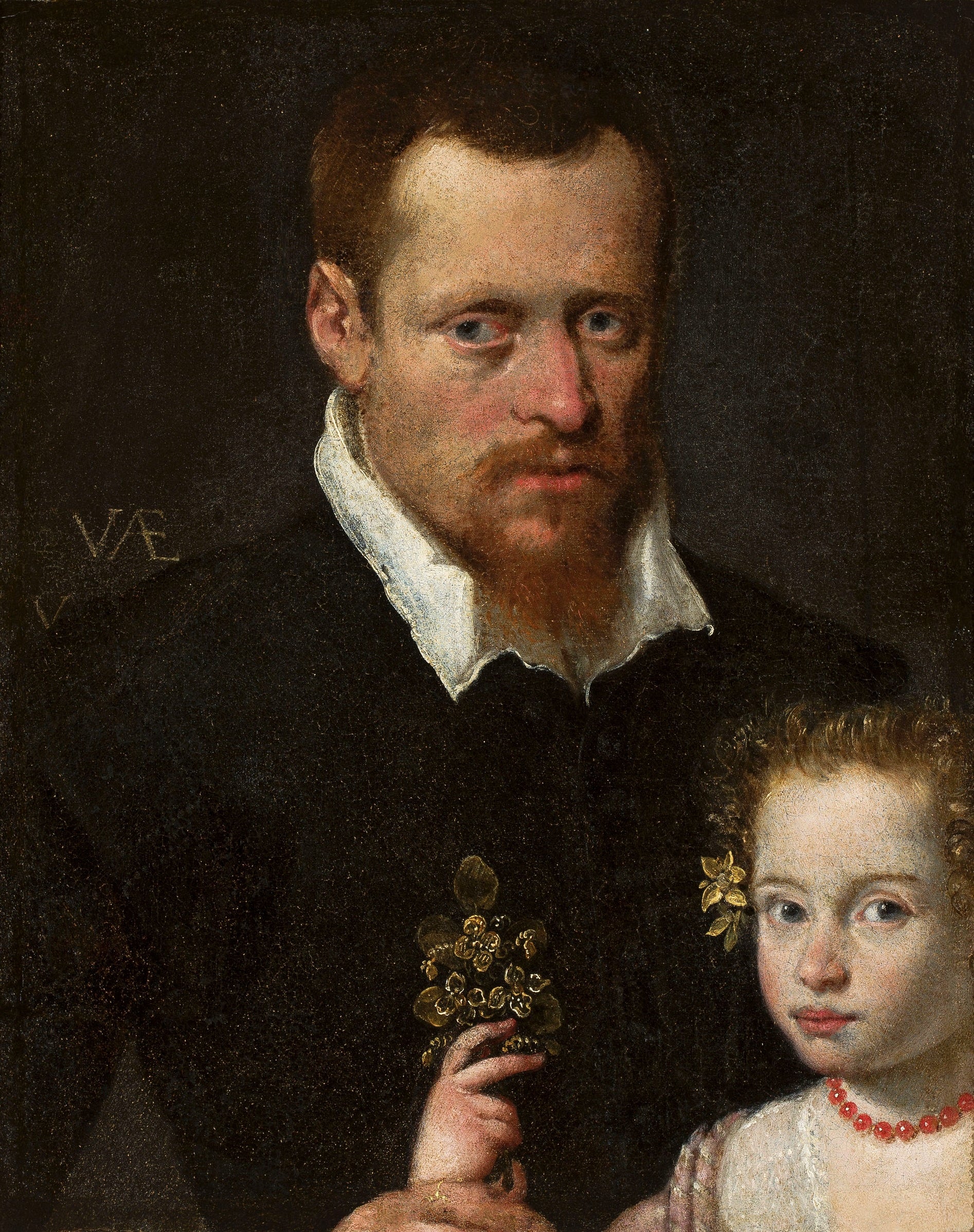 Un homme avec sa fille - Sofonisba Anguissola image 1 reproduction artisanale de tableau