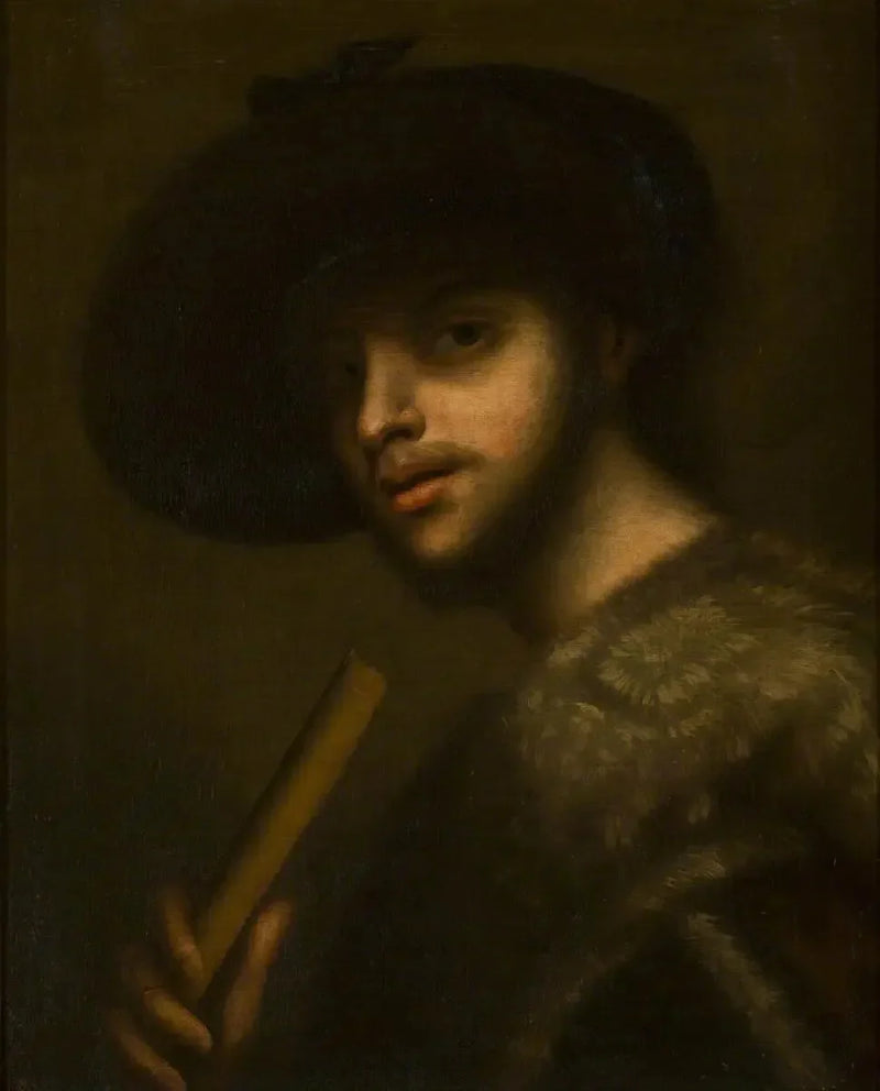 Un homme avec une pipe ou une flûte - Giorgione