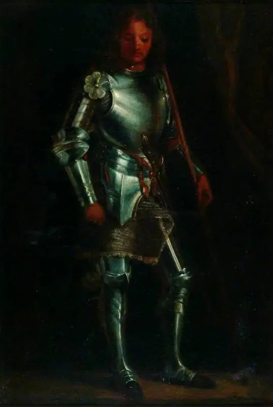 Un homme en armure - Giorgione image 1 reproduction de peinture à l’huile
