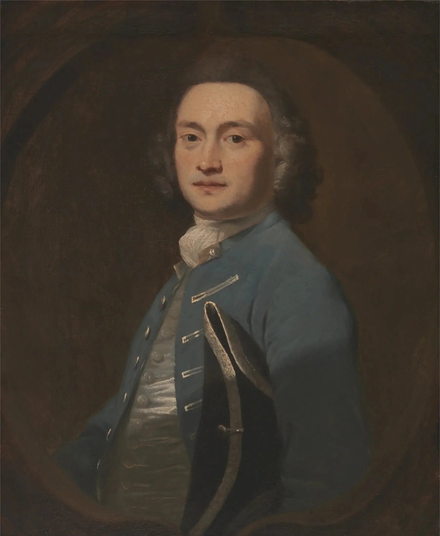 Un homme inconnu - Joshua Reynolds image 1 reproduction artisanale de tableau