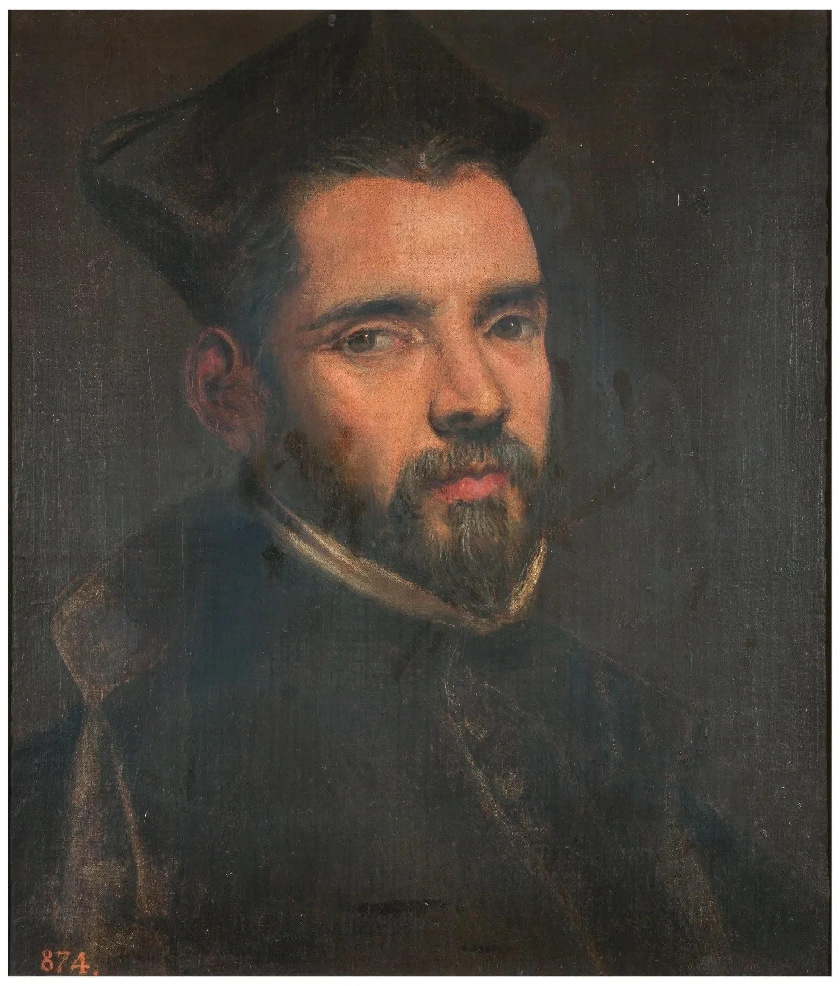 Un jésuite - Jacopo Tintoretto image 1 copie de tableau peinte à la main