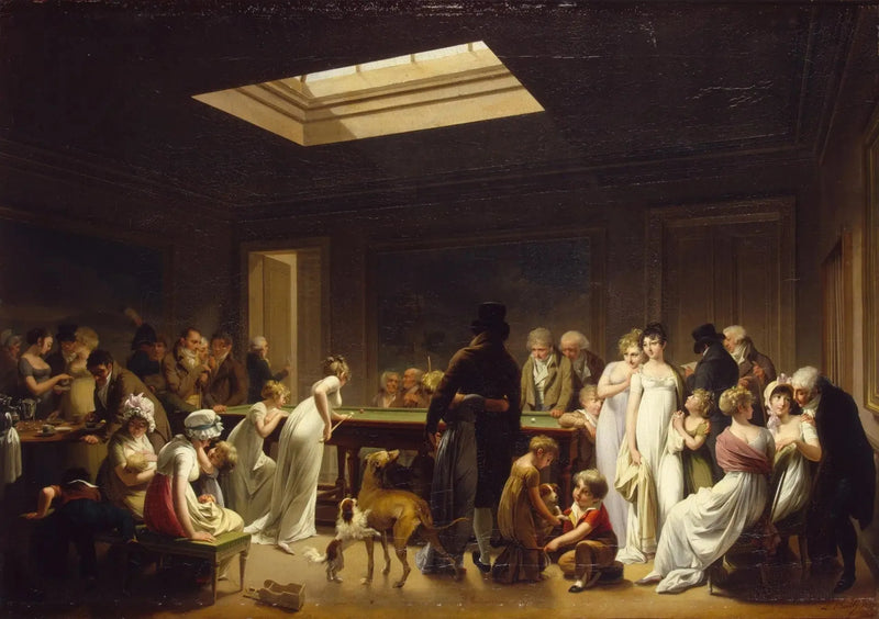 Un jeu de billard - Louis-Léopold Boilly