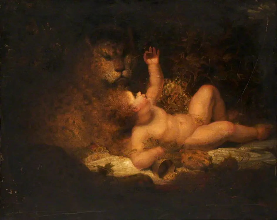 Un jeune Bacchus - Joshua Reynolds image 1 copie de tableau peinte à la main