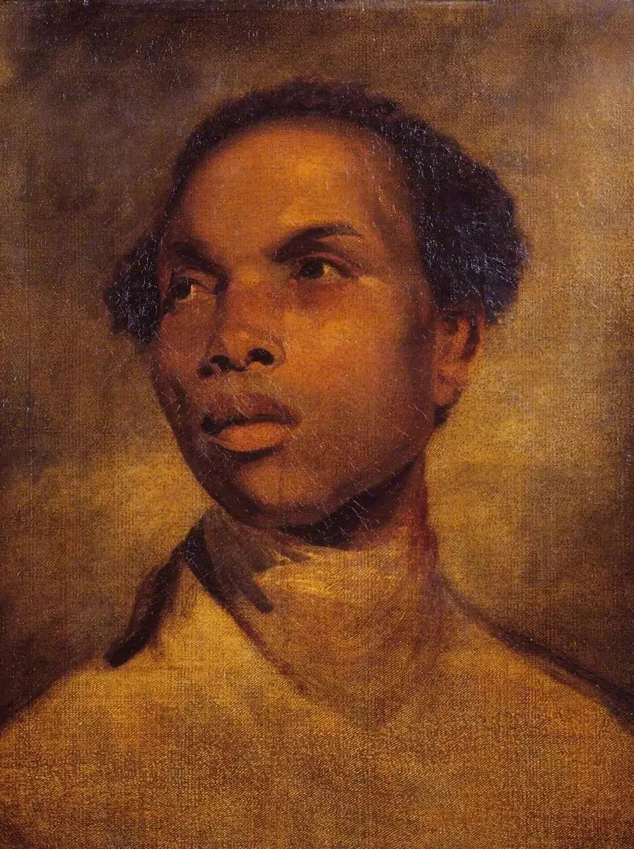 Un jeune homme noir (?Francis Barber) - Joshua Reynolds image 1 reproduction d’œuvre d’art à l’huile