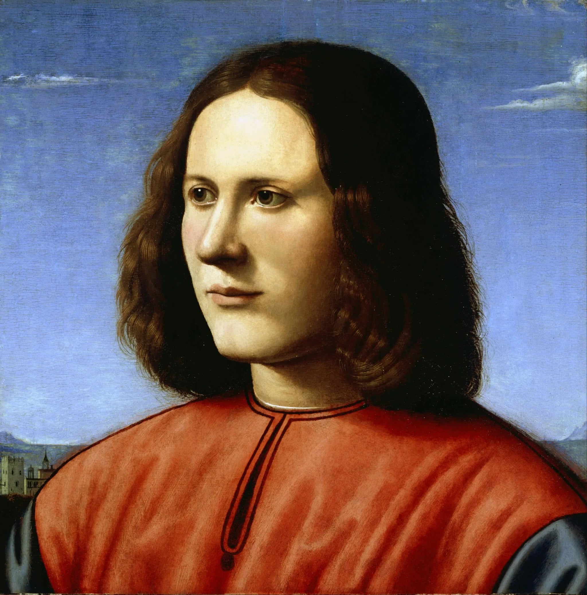Un jeune homme - Piero di Cosimo image 1 copie de tableau peinte à la main