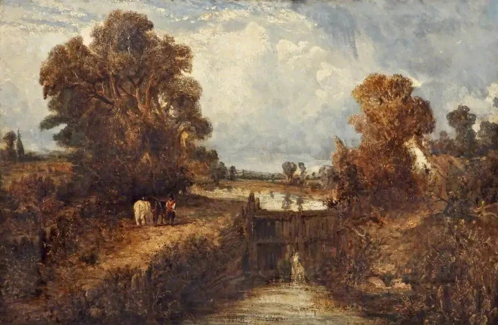 Un jour de pluie - John Constable image 1 reproduction artisanale de tableau