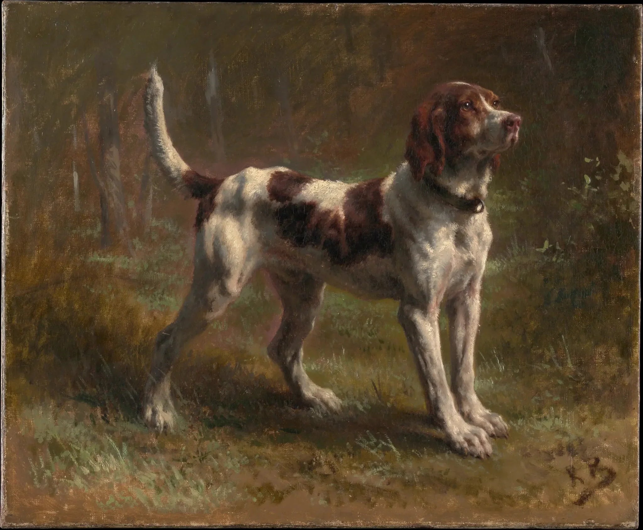 Un Limier Briquet Hound - Rosa Bonheur image 1 copie peinte à la main à l’huile