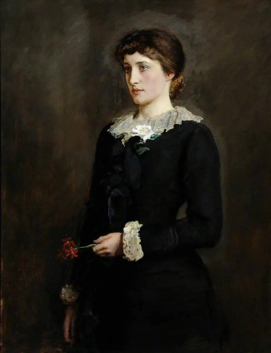 Un lys de Jersey - John Everett Millais image 1 copie peinte à la main à l’huile