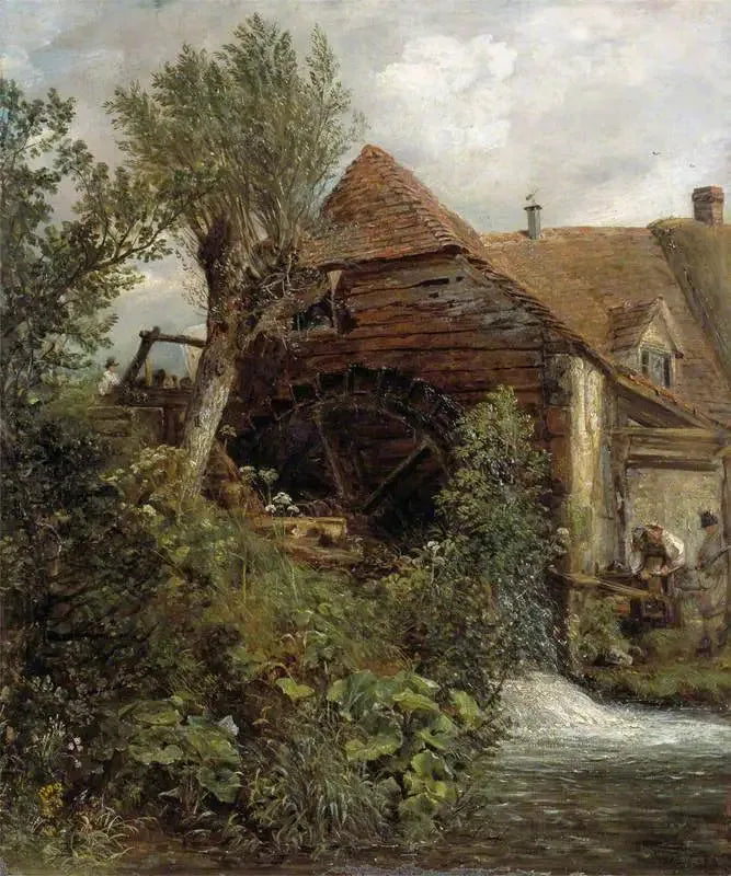 Un moulin à eau à Gillingham, Dorset - John Constable image 1 copie de tableau peinte à la main