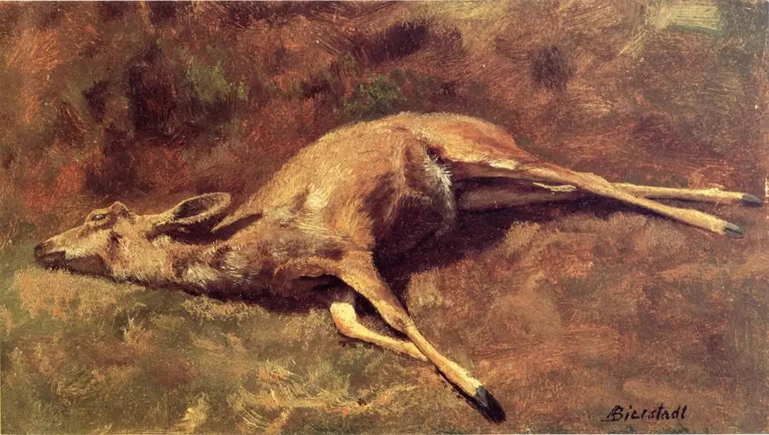 Un natif des bois - Albert Bierstadt image 1 reproduction de peinture à l’huile