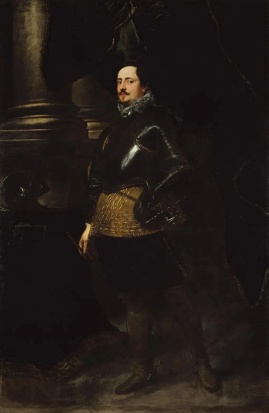 Un noble italien - Antoine van Dyck image 1 copie de tableau peinte à la main