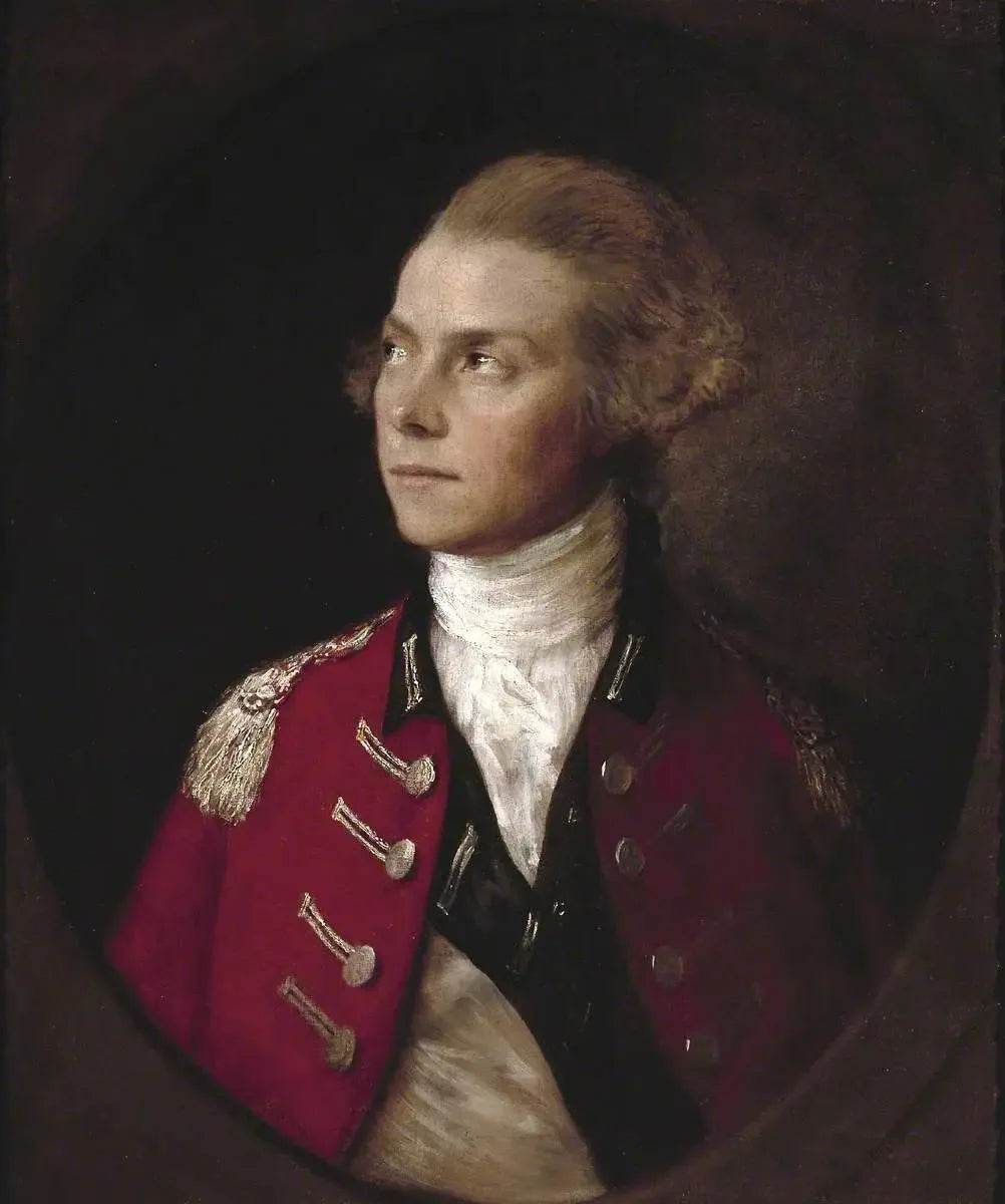Un officier du 16e régiment de dragons légers - Thomas Gainsborough image 1 reproduction artisanale de tableau