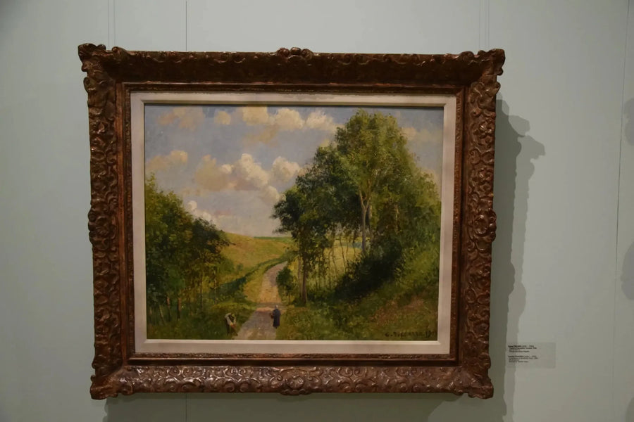 Un paysage à Barneville, midi - Camille Pissarro