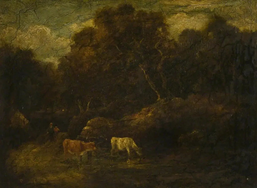 Un paysage boisé - Thomas Gainsborough