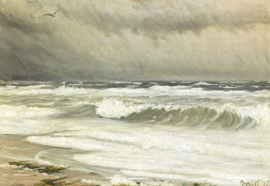 Un paysage côtier à Skagen. - Michael Peter Ancher